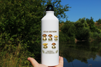 Butelka biała 800 ml z nadrukiem „Atlas Grzybów” – na grzyby, do lasu #7