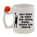 Kubek z piłką i nadrukiem dla koszykarza – koszykówka #6