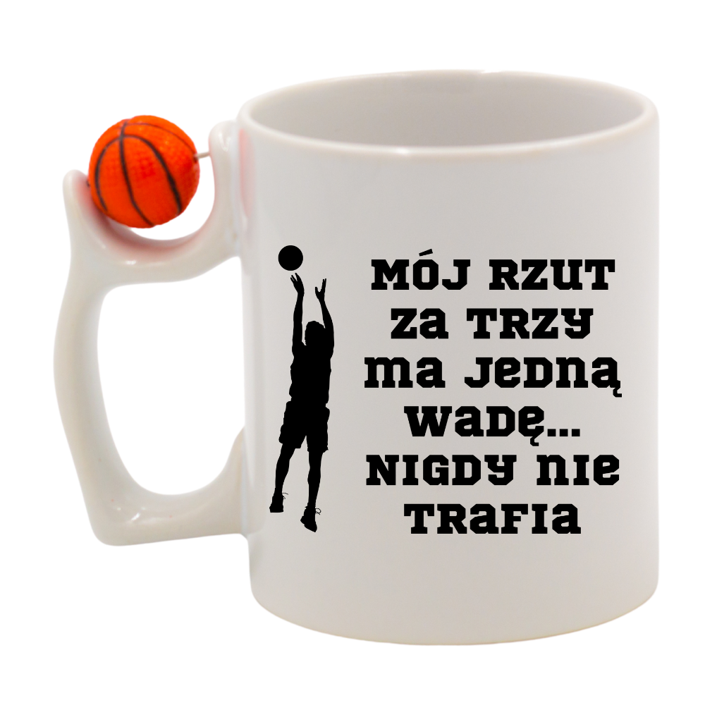 Kubek z piłką i nadrukiem dla koszykarza – koszykówka #6