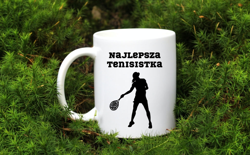 Kubek biały 330 ml z napisem "NAJLEPSZA TENISISTKA" #3