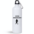 Butelka biała 800 ml z nadrukiem "Super Skrzydłowy" - piłka nożna #1