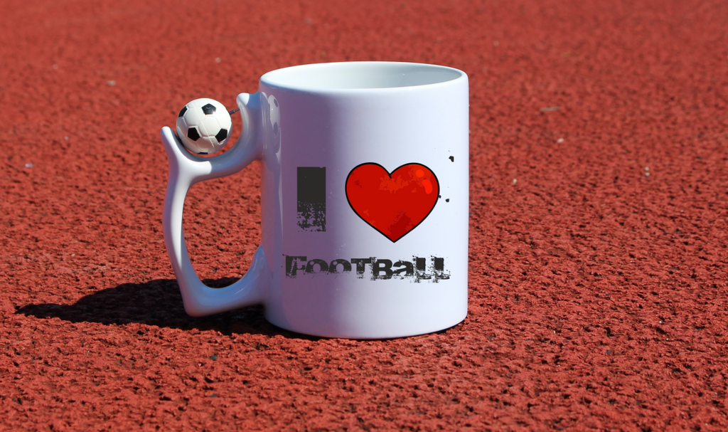 Kubek z piłką i nadrukiem "I LOVE FOOTBALL" #3