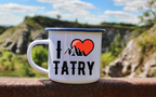 Kubek biały emaliowany z nadrukiem „I love Tatry” – Zakopane, Podhale #10