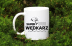 Kubek biały z nadrukiem: "Super Wędkarz" - wędkarstwo #11