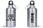 Butelka srebrna 400 ml dla kibica piłki nożnej z napisem "Piłka nożna – spać nie można" #10