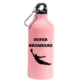 Butelka różowa 600 ml z napisem "Super Bramkarz" #13