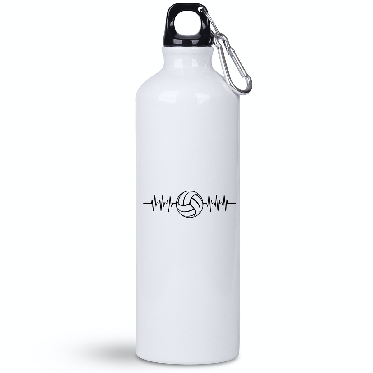 Butelka biała 800 ml z nadrukowaną grafiką siatkarskie EKG - siatkówka #3