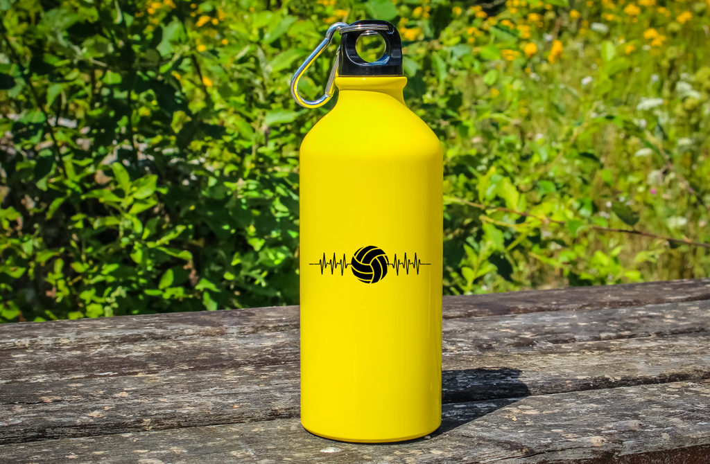 Bidon żółty 600 ml z grafiką siatkarskie EKG #1