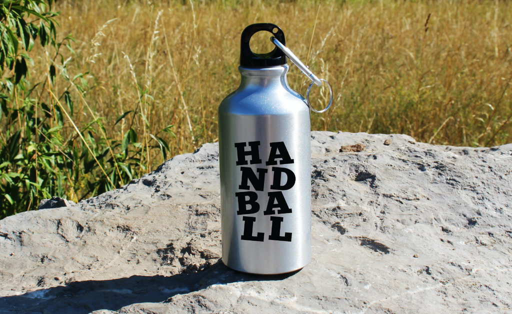 Srebrna butelka 400 ml napis "HANDBALL" #2