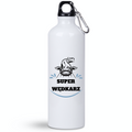 Butelka biała 800 ml z nadrukiem "Super wędkarz" – wędkarstwo #8