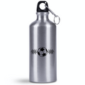 Butelka srebrna 500 ml dla kibica piłki nożnej z grafiką piłkarskiego EKG #11