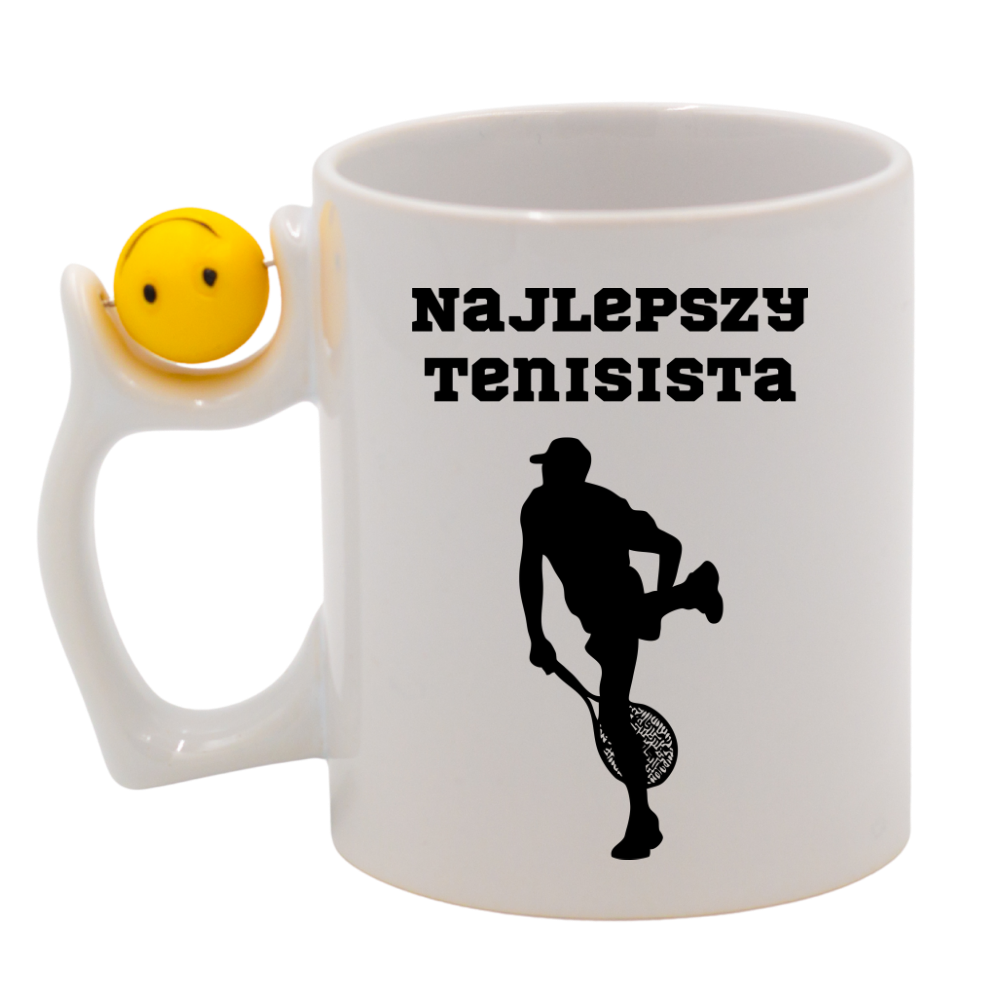 Kubek z piłką 330 ml i grafiką "NAJLEPSZY TENISISTA" #2