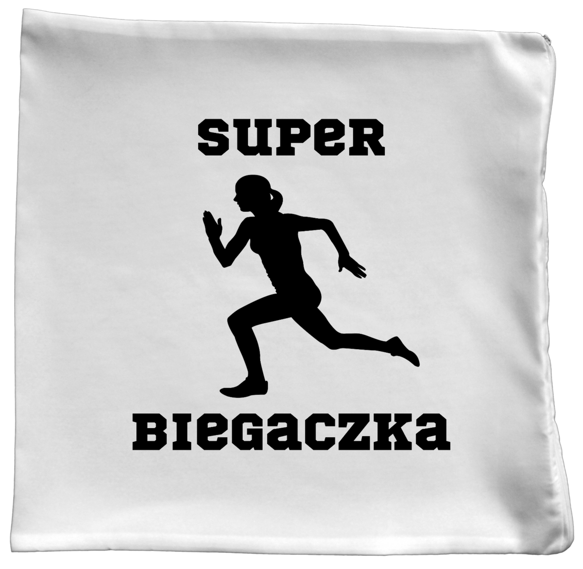 Poduszka dla biegaczki – z nadrukiem "Super Biegaczka" – bieganie #8