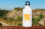 Butelka białka 400 ml z żółtym napisem: "I love handball" i literką H #6