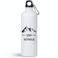 Butelka biała 800 ml z nadrukiem „Góry wzywają” #4