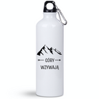 Butelka biała 800 ml z nadrukiem „Góry wzywają” #4