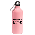 Butelka różowa 600 ml dla kibica piłki nożnej z napisem "FOOTBALL LOVE" #12