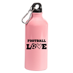 Butelka różowa 600 ml dla kibica piłki nożnej z napisem "FOOTBALL LOVE" #12