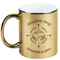 Kubek złoty z nadrukiem „Wszystkie drogi prowadzą w góry” #9