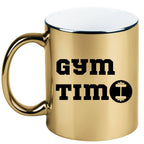 Kubek złoty prezent z nadrukiem "Gym Time" - siłownia #1