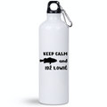 Butelka biała 800 ml z nadrukiem "KEEP CALM and IDŹ ŁOWIĆ" – wędkarstwo #5