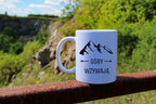 Kubek biały z nadrukiem "Góry wzywają" - trekking, wyprawy #3