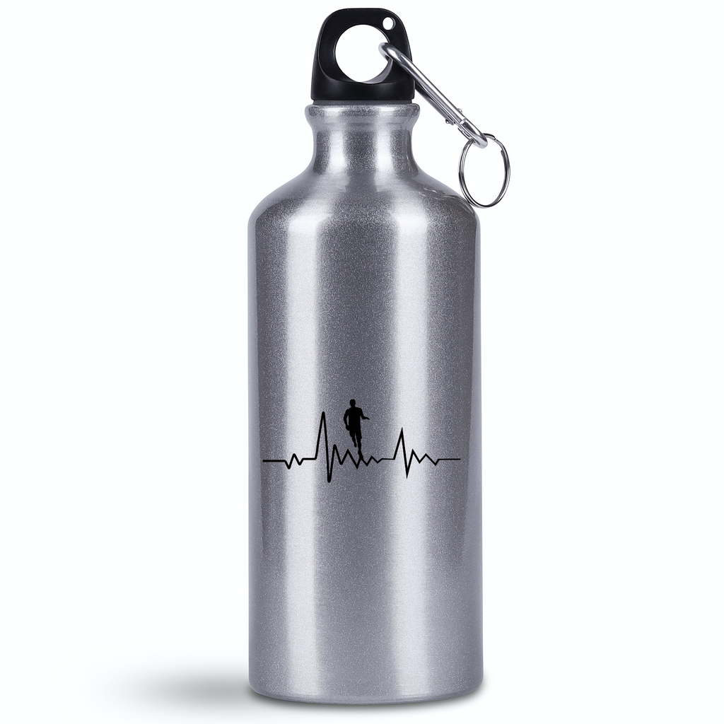 Bidon 500 ml z nadrukiem EKG dla biegacza – bieganie #2