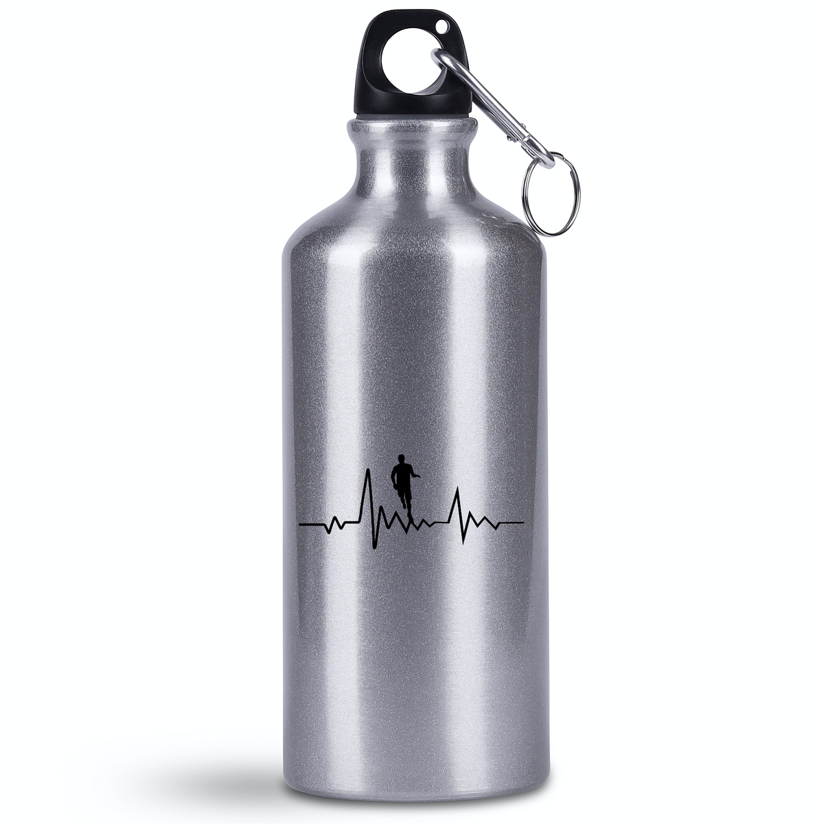 Bidon 500 ml z nadrukiem EKG dla biegacza – bieganie #2