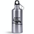 Bidon srebrny 500 ml z grafiką „W górach jest wszystko co kocham” #3