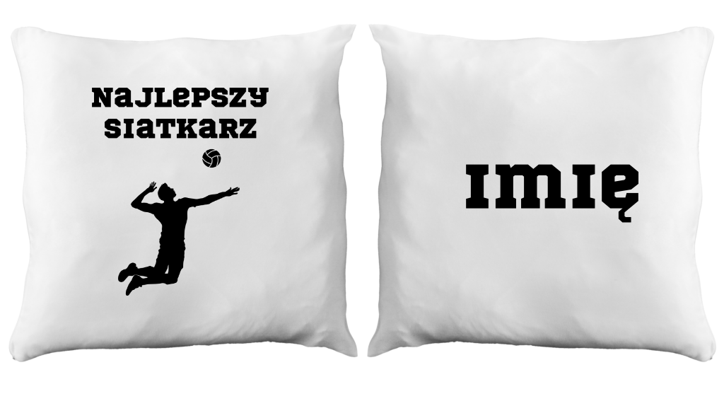 Poduszka z nadrukiem "Najlepszy Siatkarz" #6