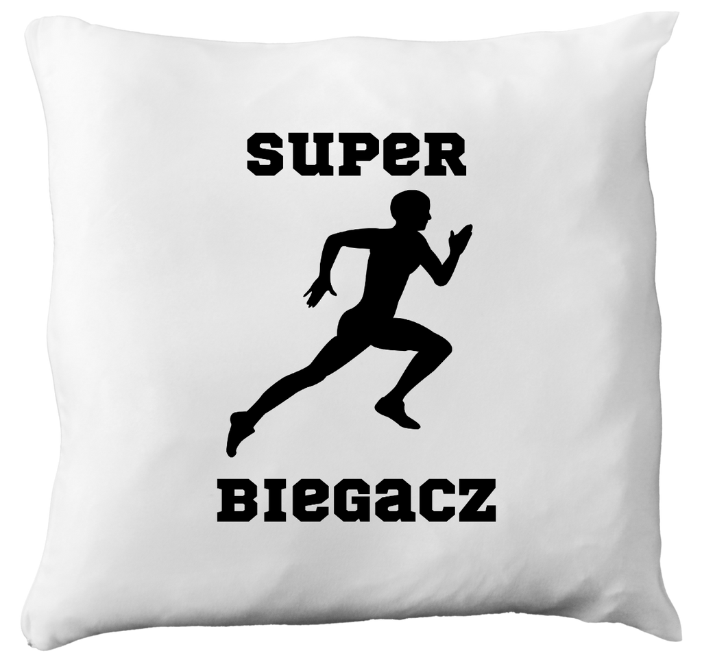 Poduszka dla biegacza – z nadrukiem "Super Biegacz" – bieganie #7
