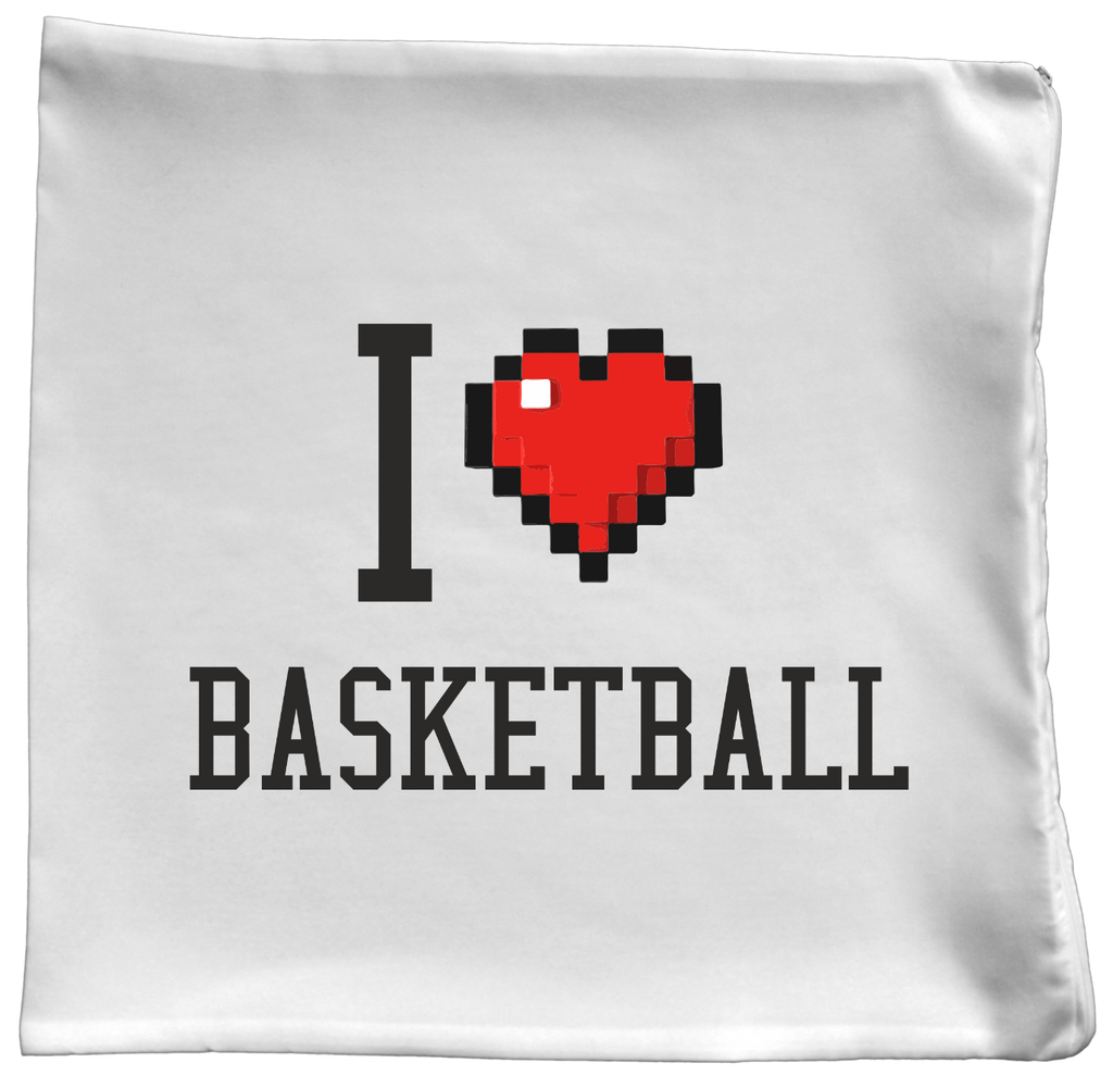 Poduszka z nadrukiem "I LOVE BASKETBALL" #4