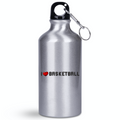 Kubek srebrny 400 ml z nadrukiem "I LOVE BASKETBALL" #1