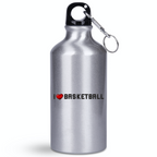 Kubek srebrny 400 ml z nadrukiem "I LOVE BASKETBALL" #1