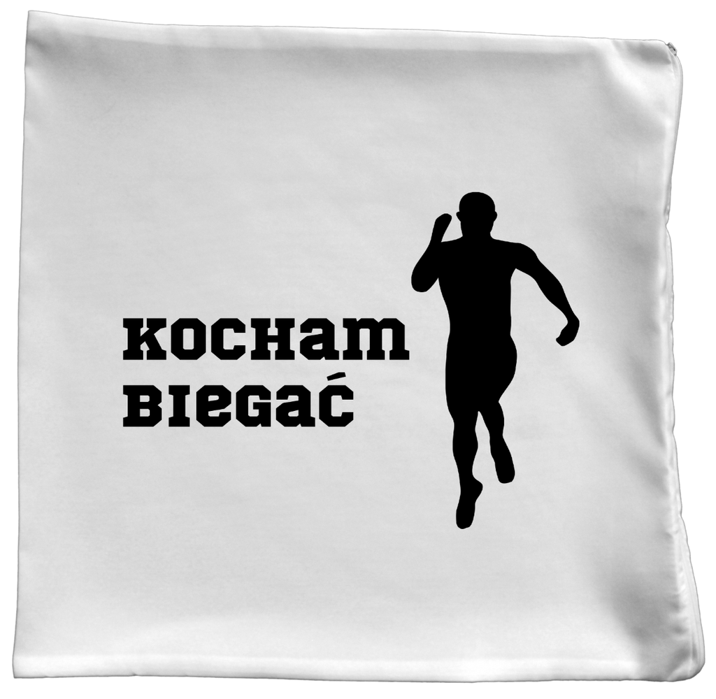 Poduszka dla biegacza – z nadrukiem "Kocham Biegać" – bieganie #3