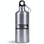 Butelka srebrna 500 ml z nadrukiem "Trening Kawa Koszykówka" #3