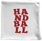 Poduszka dla kibica piłki ręcznej z czerwonym napisem "HANDBALL" #5