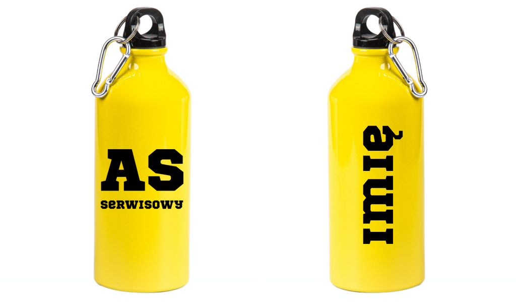 Butelka żółta 600 ml z napisem "AS SERWISOWY" #3