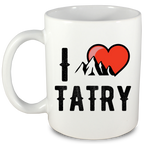 Kubek biały z nadrukiem "I love Tatry" - góry, Zakopane, Podhale #10