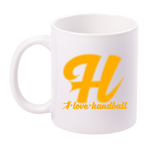 Kubek z żółtą literą H i napisem "I Love Handball" #3