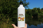 Butelka biała 800 ml z nadrukiem „Ekipa na grzyby” – na grzyby, do lasu #10