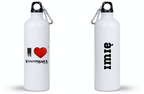Butelka biała 800 ml z nadrukiem "I Love Football" – piłka nożna #2