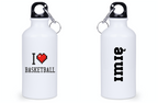 Bidon biały 400 ml z nadrukiem "I LOVE BASKETBALL" #2