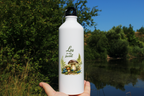 Butelka biała 800 ml z nadrukiem „Las to mój świat” – na grzyby, do lasu #9