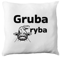 Poduszka z nadrukiem "Gruba ryba" - wędkarstwo #11