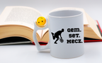 Kubek z piłką 330 ml z napisem "GEM SET MECZ" – męski #9