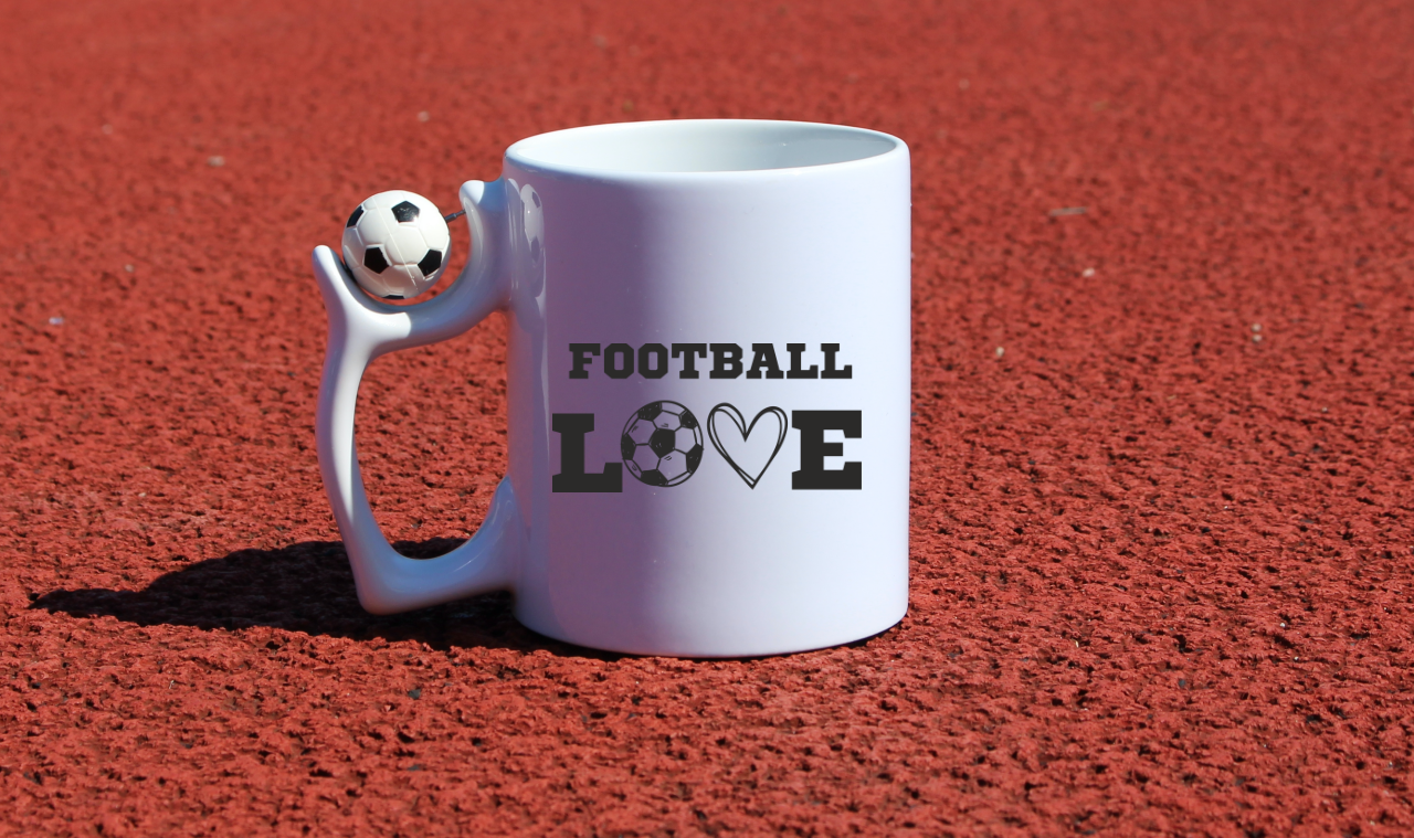 Kubek z piłką i nadrukiem "FOOTBALL LOVE" - piłka nożna #8
