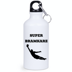 Bidon biały 400 ml z napisem "Super Bramkarz" – piłka nożna #15